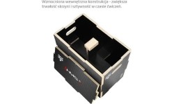 Balance Platforms HMS: DSC03 BLACK 50x40x30CM PLIOMETRINĖ KOKŠTELĖ HMS