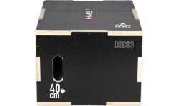Balance Platforms HMS: DSC03 BLACK 50x40x30CM PLIOMETRINĖ KOKŠTELĖ HMS