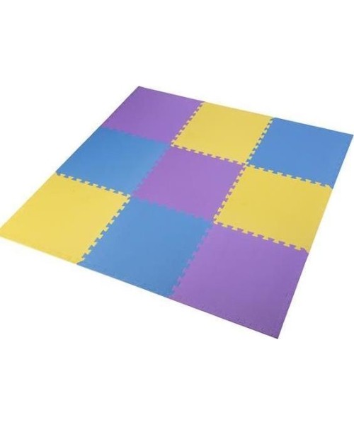 Čiužiniai sportui One Fitness: MP10 MATA PUZZLE MULTIPACK 9 ELEMENTAI 10MM ONE FITNESS