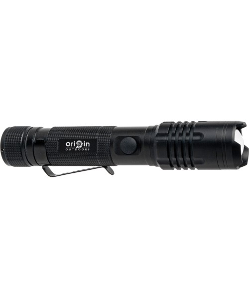 Flashlights Origin Outdoors: LED žibintuvėlis su išorinės baterijos funkcija function Origin Outdoors