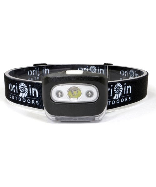 Žibintuvėliai, tvirtinami ant galvos Origin Outdoors: LED žibintuvėlis ant galvos Origin Outdoors Compact 200 Lumens