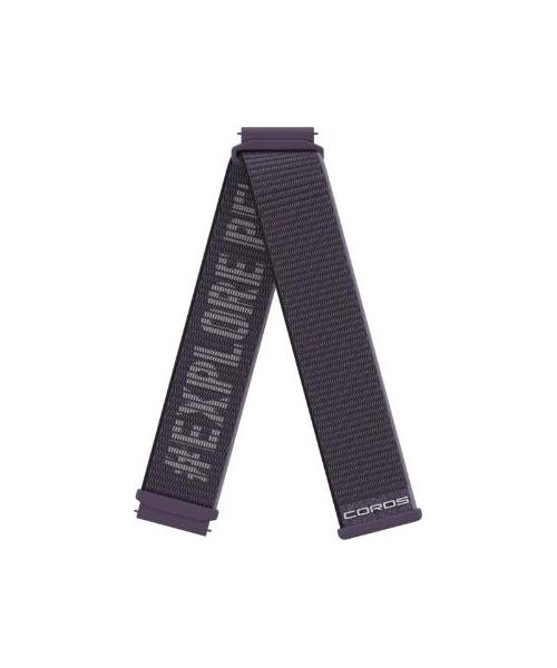 Running Watches : COROS 22mm Nylon Band - Purple - Short