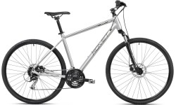 City Bikes Romet: Dviratis Romet Orkan 3 M 28" 2023 silver-black