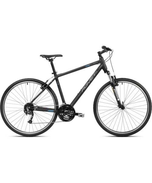 Dviračiai jaunimui ir suaugusiems Romet: Dviratis Romet Orkan 3 M Lite 28" 2023 black-sky blue