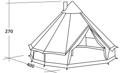 Palapinės Robens: Palapinė Robens Klondike, 6 asmenims