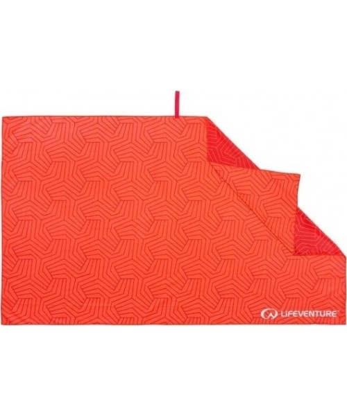 Rankšluosčiai Lifeventure: Kelioninis rankšluostis Lifeventure Soft Fibre Recycled Geometric Coral