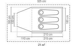 Tent Coleman Darwin Plus, 3 persons