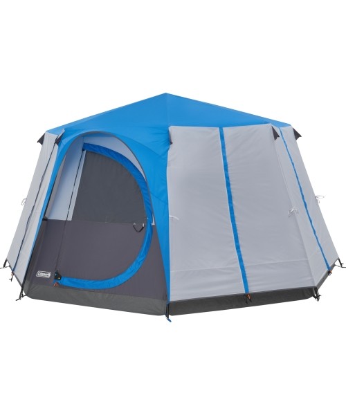 Tents Coleman: Palapinė Coleman Octagon Blue-Lime, 8 asmenims