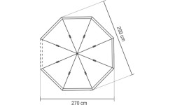 Tent Coleman OctaGo, 3 persons
