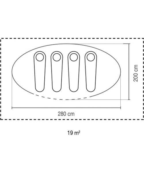 Tent Coleman FastPitch Pop Up Galiano, 4 persons