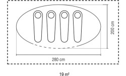 Tent Coleman FastPitch Pop Up Galiano, 4 persons