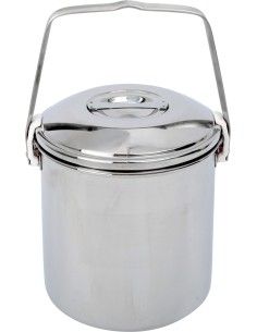 Pot BasicNature Billy Can Stainless Steel 1.4L