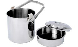 Pot BasicNature Billy Can Stainless Steel 1.4L