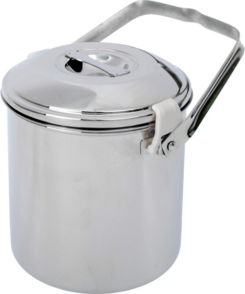 Pot BasicNature Billy Can Stainless Steel 1.4L