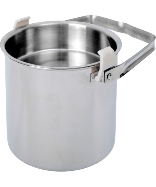 Pot BasicNature Billy Can Stainless Steel 1.4L