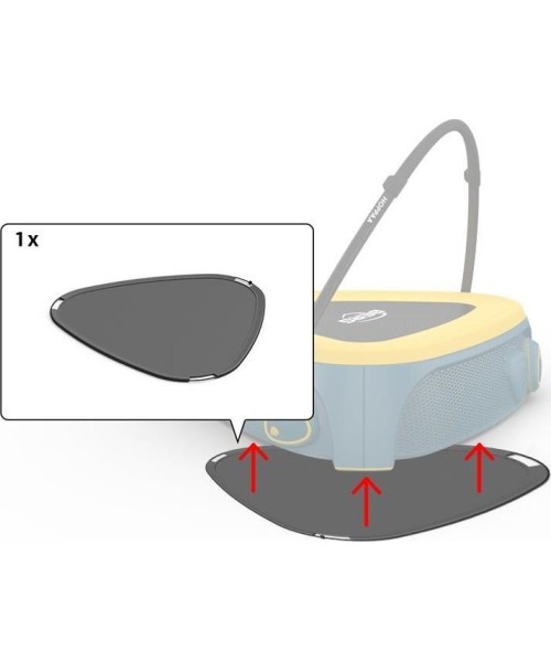 Trampoline Spare Parts BERG: Hoppaa - Bottom Net (Completely Assembled)