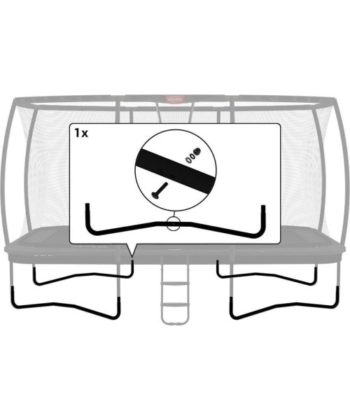 Trampoline Spare Parts BERG: Ultim Champion - W-leg 410 (L+R, Incl. Fasteners)