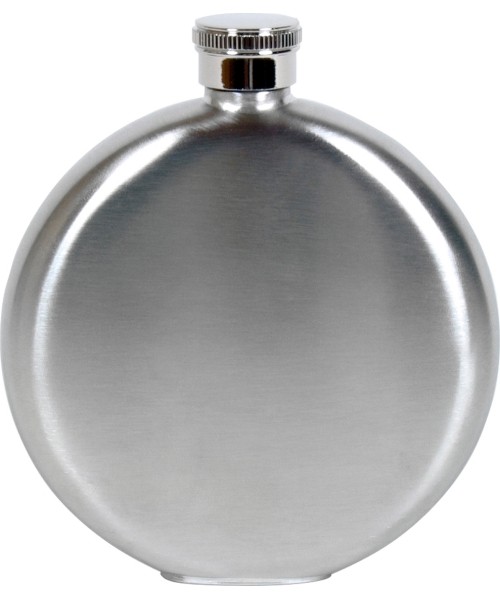Canteens and Mugs BasicNature: BasicNature Hip flask 'Brush, round'