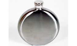 BasicNature Hip flask 'Brush, round'