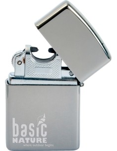 Elektrinis lankinis žiebtuvėlis BasicNature Arc USB Polished