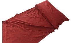 Sleeping Bag Liner Origin Outdoors Cotton Rectangular Bordeaux