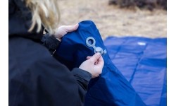 Inflatable Camping Mats Origin Outdoors: Pripučiamas čiužinys Origin Outdoors Sleeping, 190x59x6cm, mėlynas