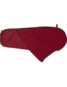 Miegmaišio įdėklas Origin Outdoors Microfleece, mumijos formos, bordo