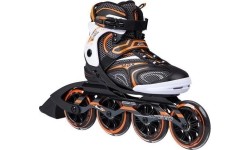 Fixed size rollers Nils Extreme: NA1060 JUODAI ORANŽINIAI RIEDUČIAI NILS EXTREME