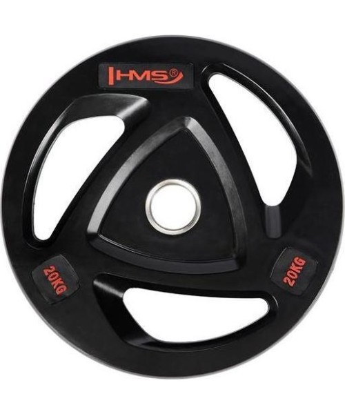 50 mm - Plieniniai svoriai padengti guma HMS: TOX OLYMPIC PLATE HMS