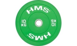 50 mm - Plieniniai svoriai padengti guma HMS: CBR OLIMPINĖ PLOKŠTELĖ - BAMPERIS HMS