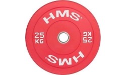 50 mm - Plieniniai svoriai padengti guma HMS: CBR OLIMPINĖ PLOKŠTELĖ - BAMPERIS HMS
