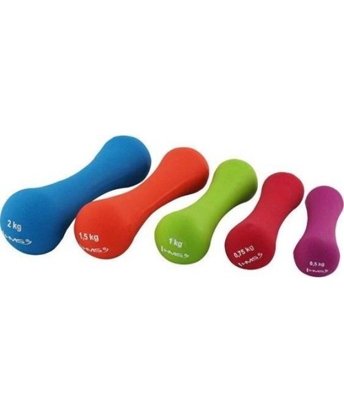 Dumbbells for Aerobics HMS: 17025 NEOPRENINIAI PANARDINIMO HANTELIAI HMS