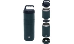 Food Flask Origin Outdoors Soft-Touch, 0.4L+0.28L, Blue
