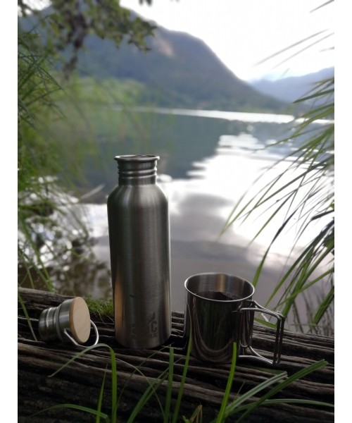 Sulankstomas nerūdijančio plieno puodelis Nalgene BasicNature, 0,35 l