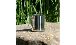 Foldable Stainless Steel Cup BasicNature Space Safer Thermo, 0.34L