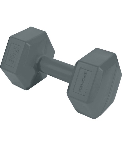 Šešiakampių hantelių rinkinys 2x3 kg Spokey MONSTER