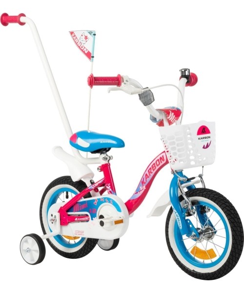 Children's and Junior Bikes : Dviratis Karbon Mimi 12 pink-blue