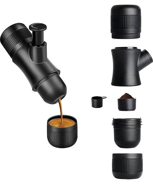Dishes Origin Outdoors: Mini espreso kavos aparatas Origin Outdoors To-Go, skirtas milteliams