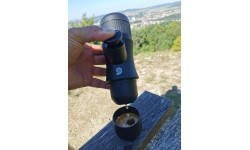 Dishes Origin Outdoors: Mini espreso kavos aparatas Origin Outdoors To-Go, skirtas milteliams