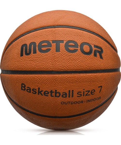 Basketballs Meteor: Ląstelių treniruočių krepšinio kamuolys 7 rudas 8 plokštės