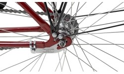Dviračiai jaunimui ir suaugusiems : Dviratis AZIMUT Fold 20" 2023 burgund semi-matt