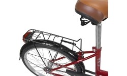 Dviračiai jaunimui ir suaugusiems : Dviratis AZIMUT Fold 20" 2023 burgund semi-matt