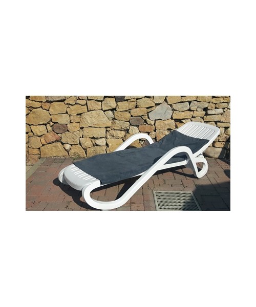 Rankšluostis BasicNature Terry, 60x120cm, pilkas