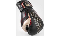 Bokso pirštinės Venum: "Venum Elite Evo" bokso pirštinės - juodos/auksinės/raudonos