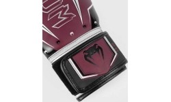Boxing Gloves Venum: "Venum Elite Evo" bokso pirštinės - bordo/ sidabro spalvos