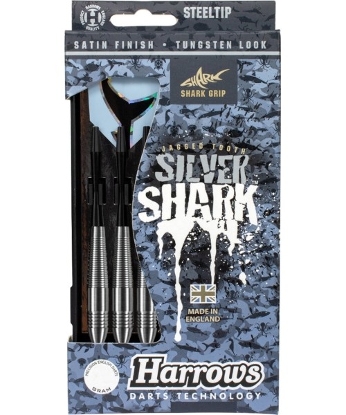 Darts Harrows: Harrows Silver Shark strėlės 23 gramai