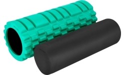 Masažiniai volai ir lazdelės Spokey: Wałek fitneso volelis 2w1 MIXROLL 33 cm