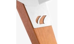 Lauko stalo teniso stalai Cornilleau: Play-Style Origin Outdoor Table - White