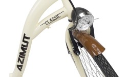 Dviračiai jaunimui ir suaugusiems : Dviratis AZIMUT Classic 26" 2023 cream