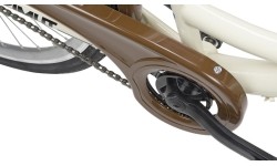 Dviračiai jaunimui ir suaugusiems : Dviratis AZIMUT Classic 26" 2023 cream